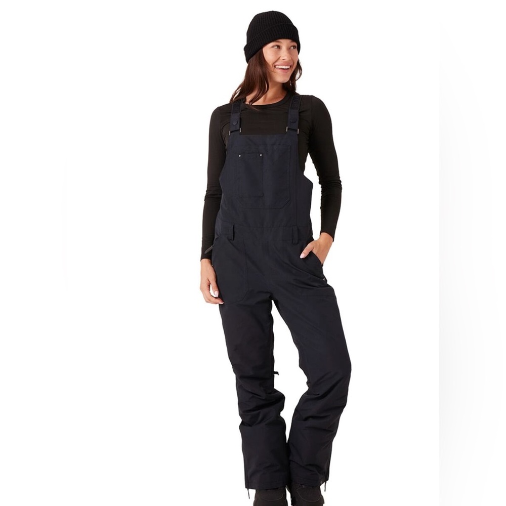 Roxy Snow Bib Rideout Black  Women’s XS Dry Flight Technology New $259